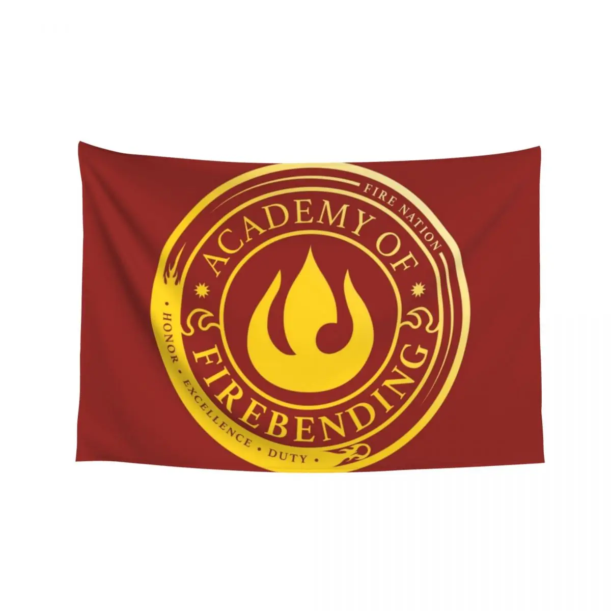 

ATLA Academy of Firebending: Avatar Inspired-Design Tapestry Kawaii Room Decor Bedrooms Decorations House Decoration Tapestry