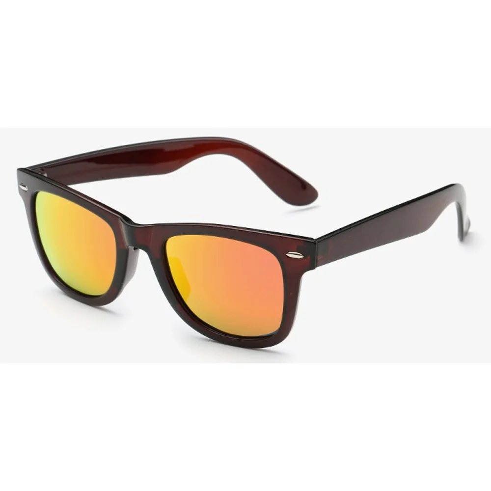 

Agstum Square Mens Womens Fashion Polarized Sunglasses Mirror Blue Lens Multi-Color Lens UV400 Sun Glass Multi Black Frame