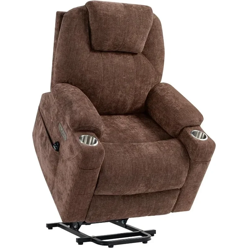 Upgraded Power Lift Recliner Chair with Massage &Heat,Premium Motor,Max 155°Reclining, Standing Assistance for Elderly,USB Ports