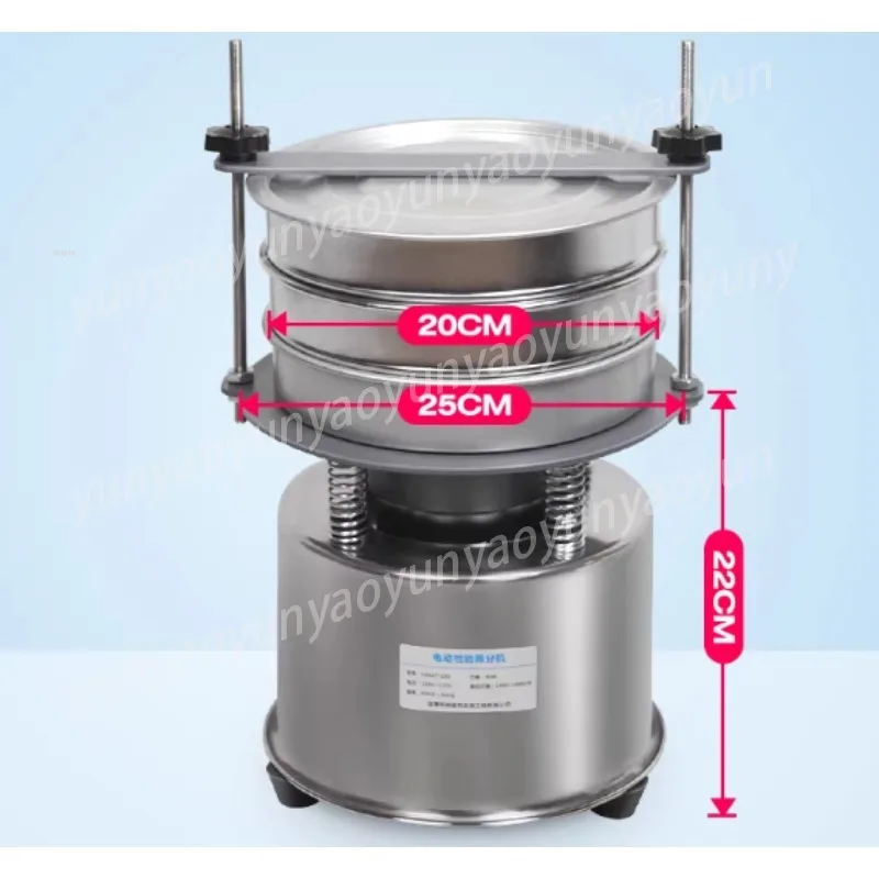 Electric Vibratory Sieve Shaker Standard Test Sieve Particle Analysis Machine for Laboratory Testing Use
