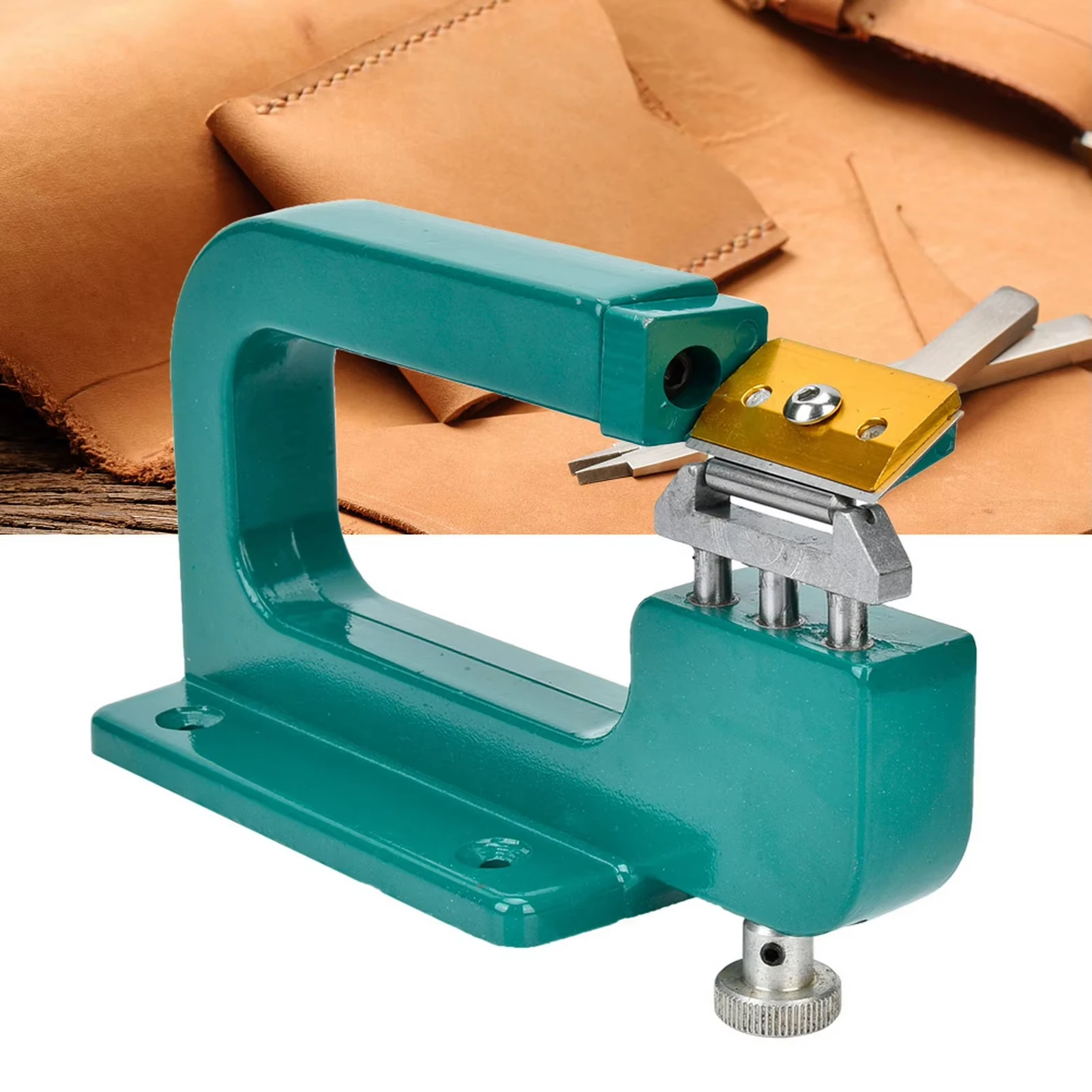 Leather Craft Skiving Machine Precision Leather Paring Tool for Splitting Peeler Repairing DIY Leatherworking Equipment