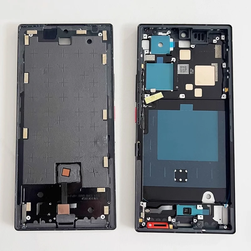 For ZTE Nubia Z60 Ultra 5G NX721J Middle Front Frame Plate Housing Board LCD Support Bezel Repair Parts With Side Key