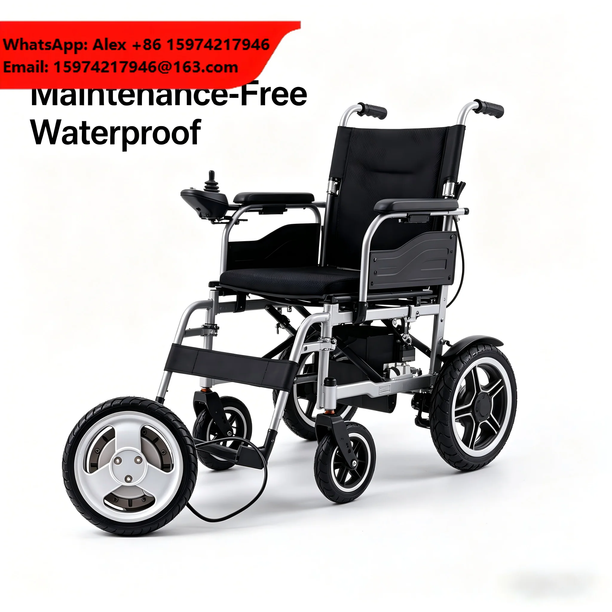8 Inch Waterproof Wheelchair Hub Motor 24V 250W High Torque Brushless DC Motor CE Certified For E-Wheelchair Use