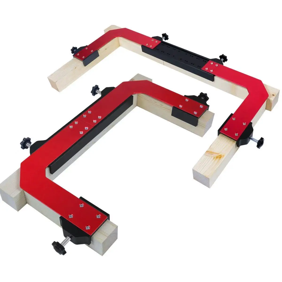 1Pcs Adjustable 16-24Inch Column Frame Fixture Bed Cabinet Frame Column Layout Tool Right Angle Fixing Bracket Workwooding Tool