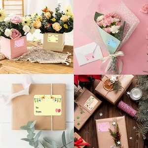 Alles Gute zum Geburtstag Geschenk Tags, Namenslabels, Weihnachten aus dem Geschenk, das Aufkleberlabel, Festival, Geburtstagsfeier, 200pcs 8 Hauptverkaufsaufkleber Glück - №2