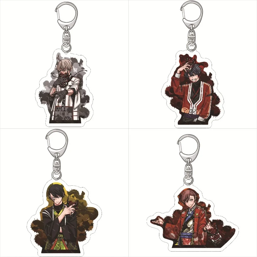 

Anime Fans Togen anki Role Momotaro A new generation of dark heroes 6CM Acrylic Keychain Model Cosplay Characters Ornament