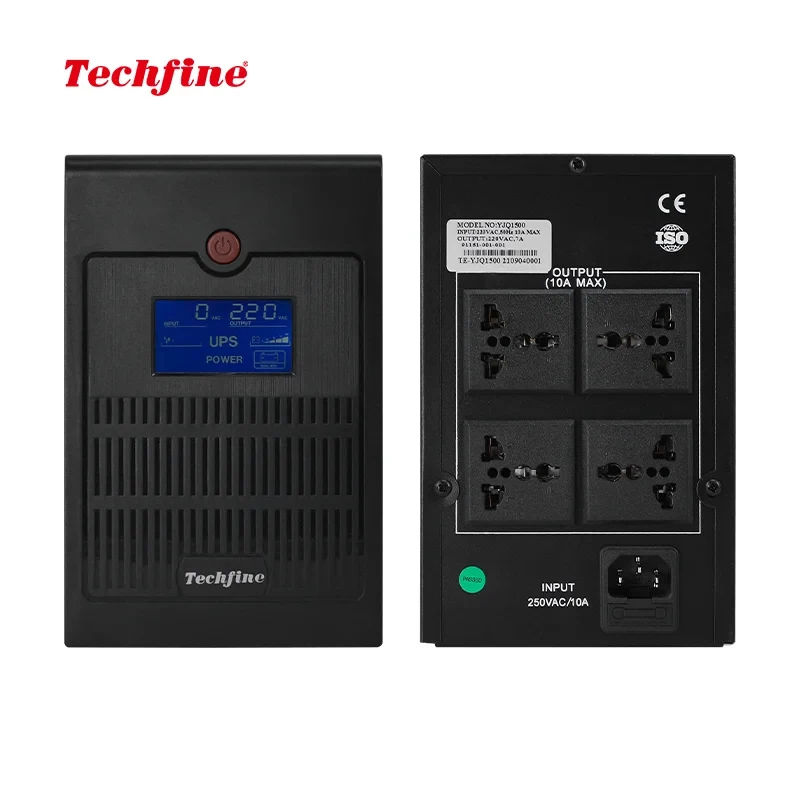 Sistema de Alimentación Ininterrumpida (UPS) Inteligente de Respaldo de 2000VA 1200W para Computadora y Sistema de Datos para el Hogar