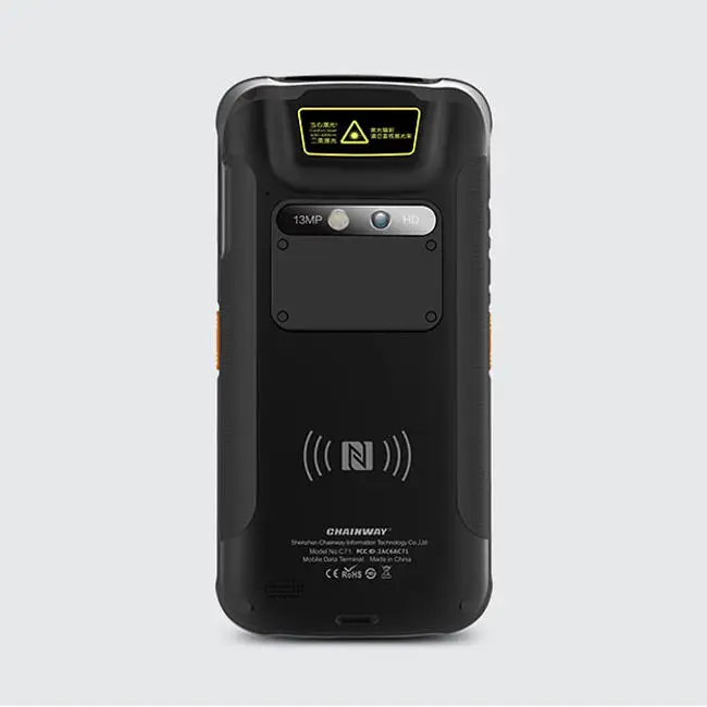 Chainway C71 UHF RFID Reader For Cattle Management, Handheld 2D Barcode Scanner And Biometric Terminal For Dairy Farms