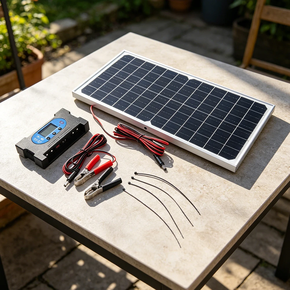 Camping for Power for source Battery-free Drive Controller 18V Charging Panel Energy Storage Controller Max Photovoltaic Voltage