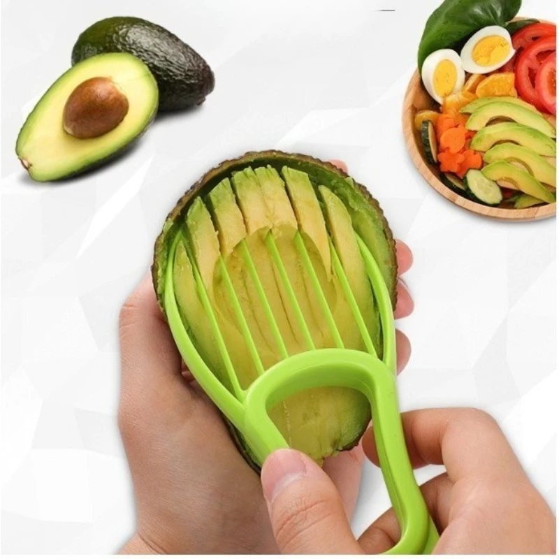 Multifunctional Avocado Cutter Fruit Slicer Pitter Separator for Avocado Kiwi Mango Fruit Cutting Kitchen Gadget Gadgets