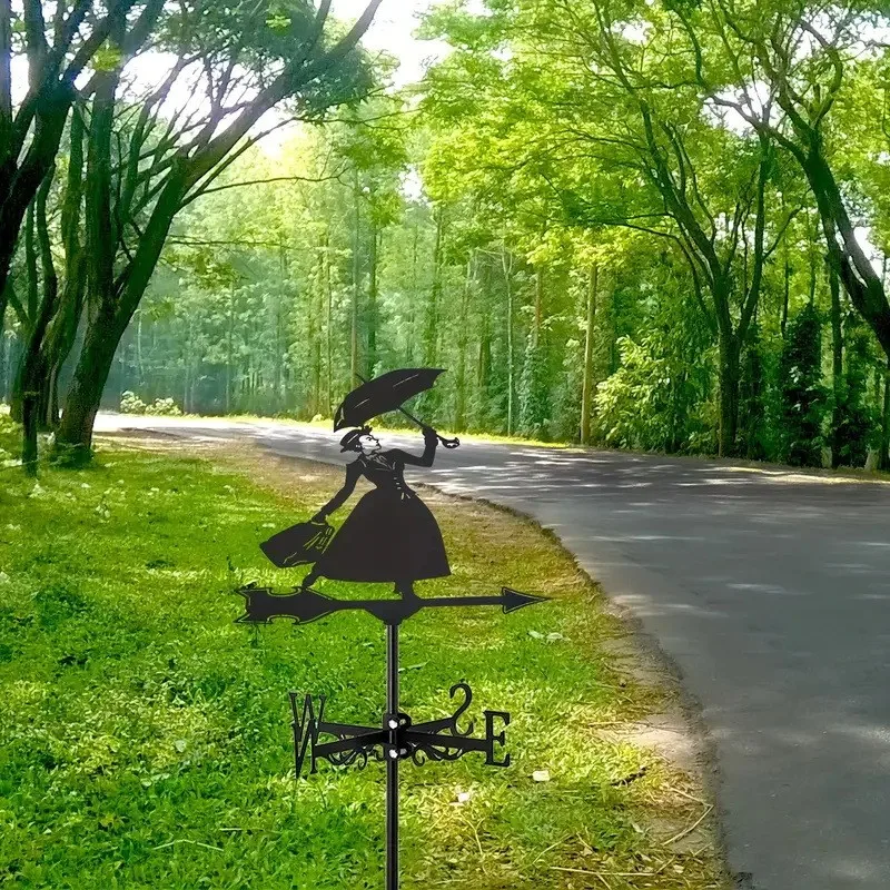 Outdoor Vane, American Roof Decoration, Garden Crafts, Household Items, A girl at Work Holiday Party Props, New