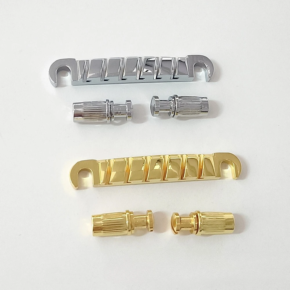 Separate Guitar Jazz LP Bridge with Detachable Bridge for Independent Adjustment of String Spacing String Distance: 10.4mm