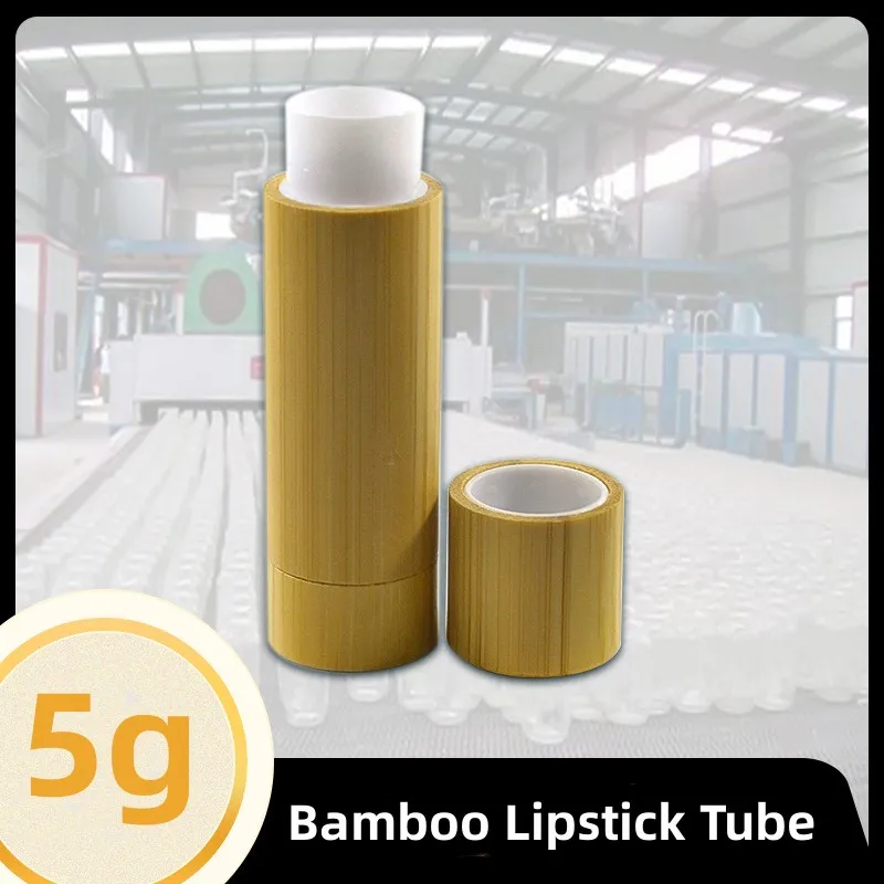 5g Wood Bamboo Empty Lipstick Tubes Refillable Diy Lip Balm Tube Containers Cosmetic Lip Gloss Deodorant Case Holder Wholesale