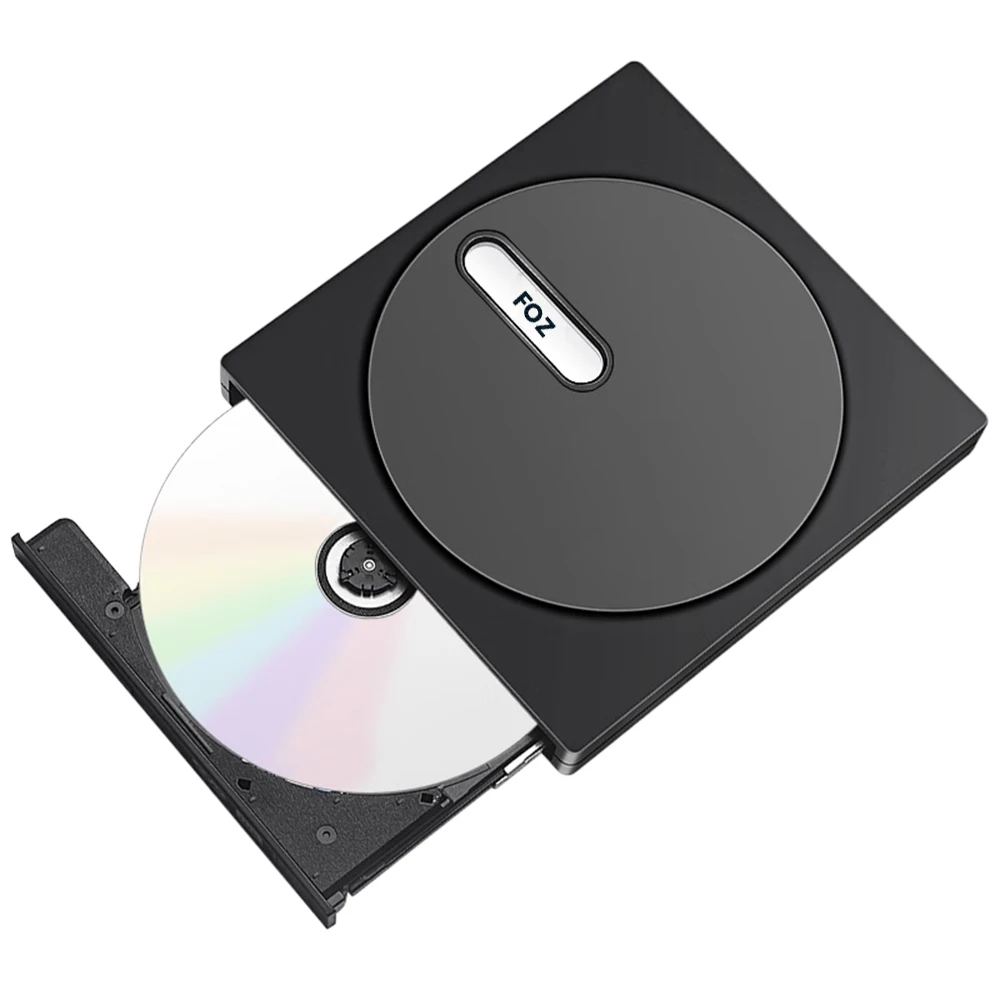 

FOZ Disk drives, External DVD Drive for USB 3.0 Type C, Portable DVD Write CD Burner RW ROM Optical Drive