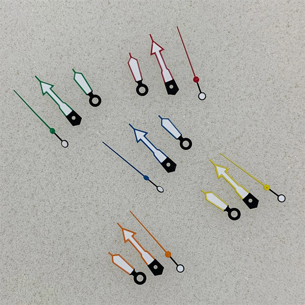 2023 New Colored Pointers Green Luminous Watch Hands Needles Fit for NH35 NH36 4R 7S Movement