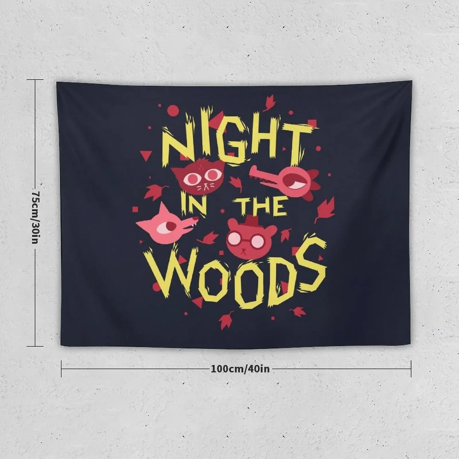 Night in the Woods - all characters night version Tapestry House Decor Bedroom Deco Tapestry