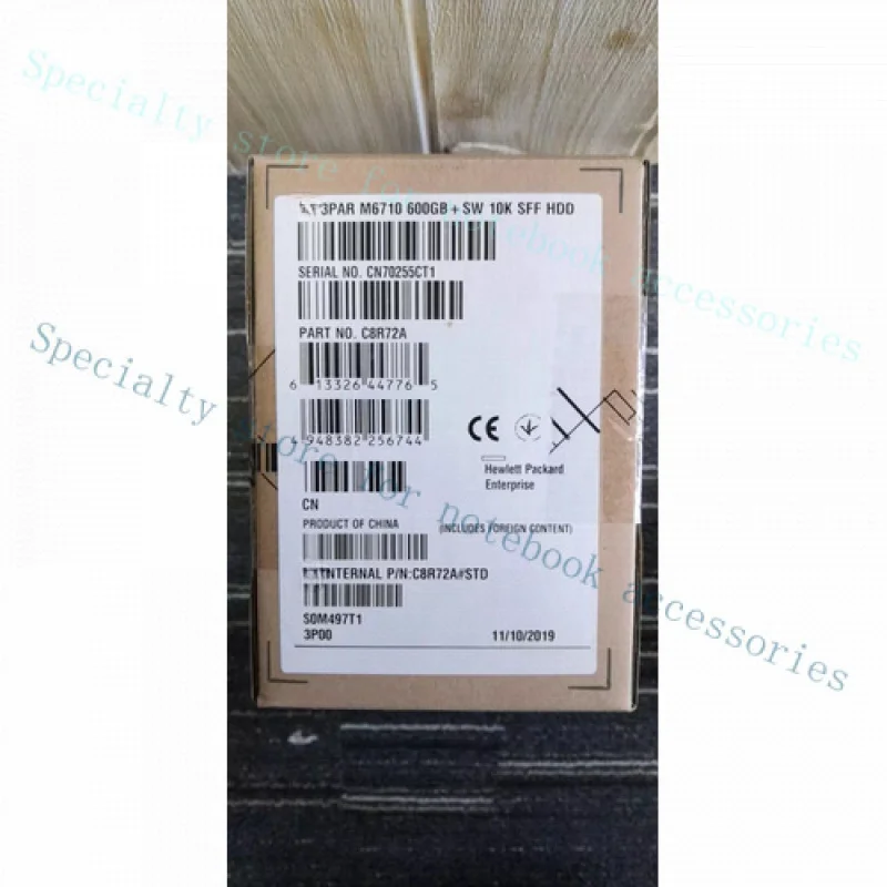 

A+ C8R72A 727398-001 727290-005 for HP 3PAR 600Gb 10K SAS 2.5''SFF Hard Drive M6710