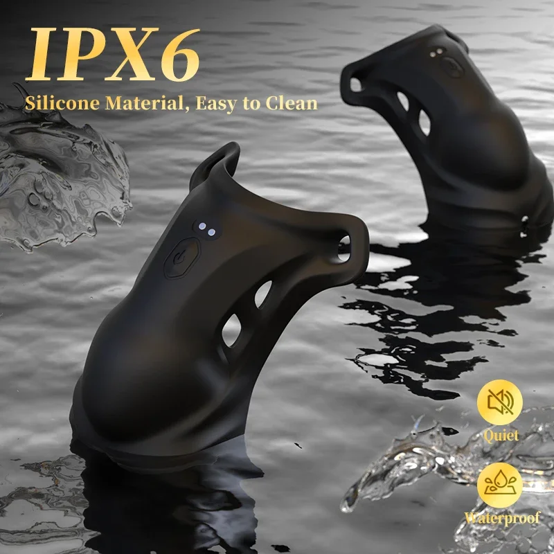 Wearable Penis Training Vibrator Profile Bulge Enhancer Confidence Booster Male Mastubator Panty Vibe for Men 9 Vibration Modes 4
