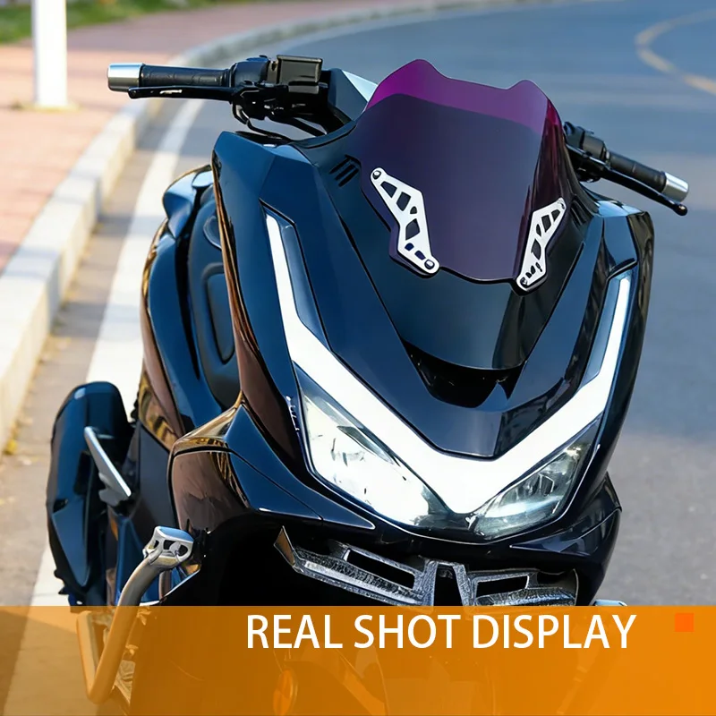 

Motorcycle Windshield Windscreen For Honda PCX 160 2025 pcx Accessories Wind Deflector Wind Spoiler Cover Windshield Protector