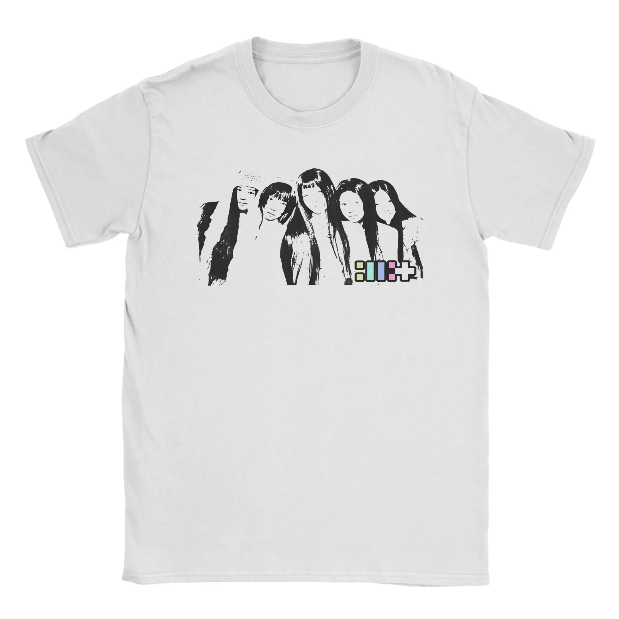 ILLIT South Korea Girls' Group T Shirt Men's  Cotton Novelty T-Shirts Round Neck  Tees Short Sleeve Clothing Printed