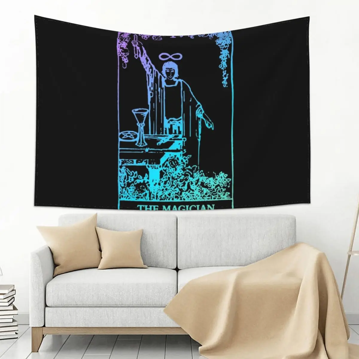 

The Magician Tarot Card Rider Waite Witchy Tapestry