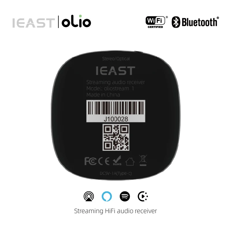 Imagem -06 - Receptor Olio Airplay2 Streamer Multiroom Wifi Alexa Siri Assistente de Google Amazonmusic Tidal