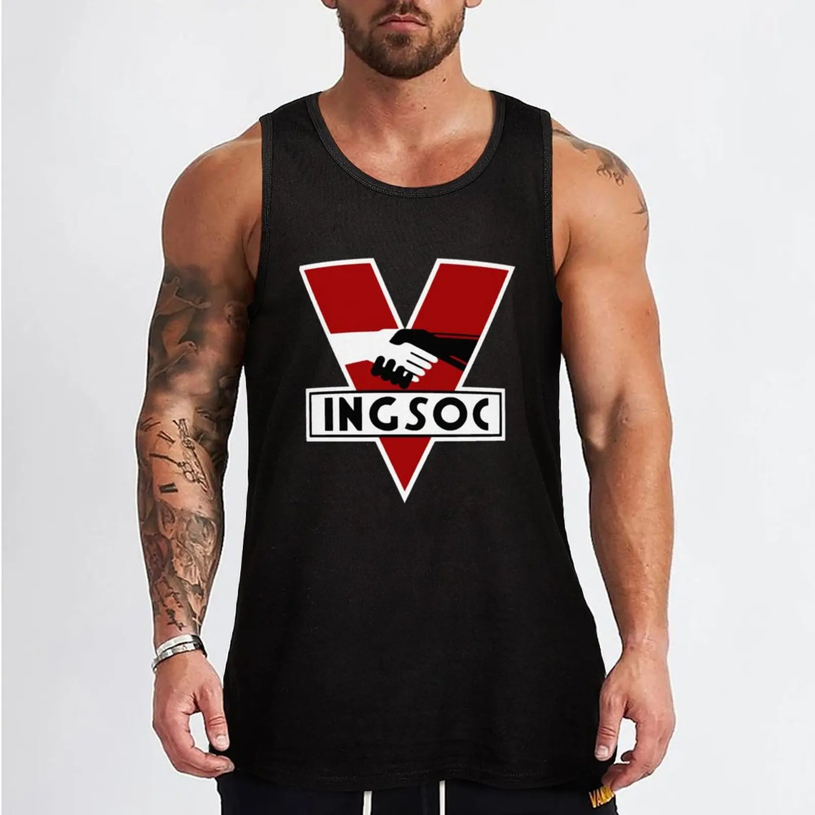 1984 Ingsoc Tank Top Men's singlets T-shirt male t-shirts for men