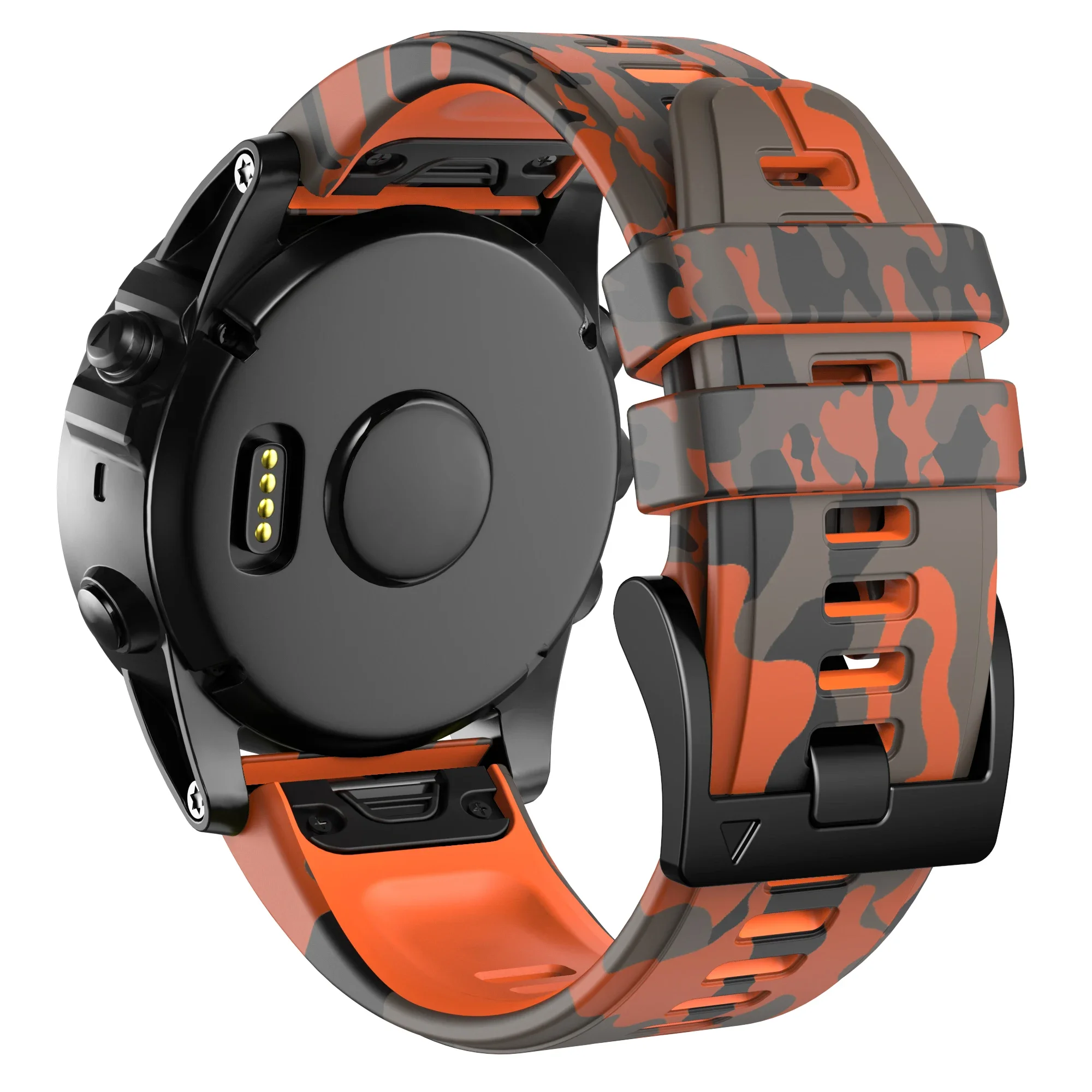 

QuickFit Strap For GarminFenix 8 7X/ Enduro 3/ Forerunner 945 965 Silicone Wristbands Camouflage Watchband Bracelet Correa