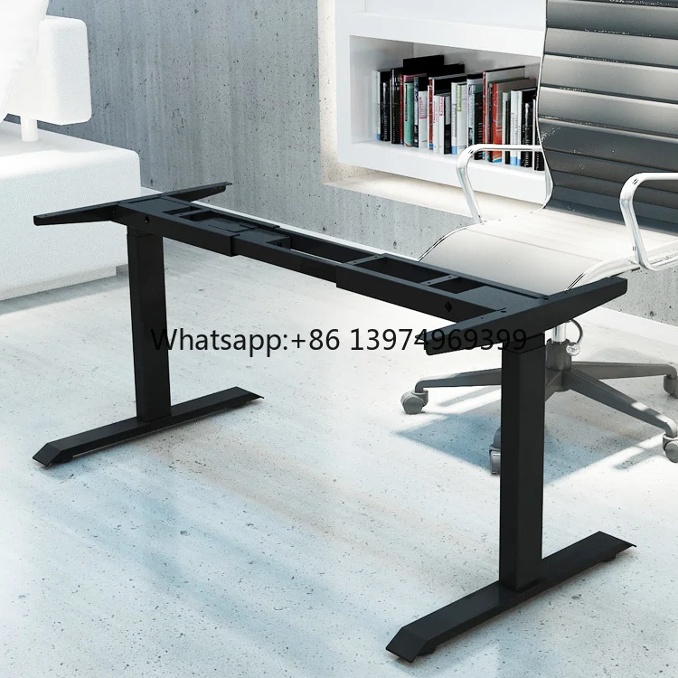 Dual Motor Electric Standing Desk with 4 Memory Presets Height Adjustable Sit Stand Desk for Home Office
