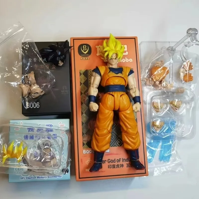 En Stock Original Dragon Ball Kong estudio bestia divinidades B006 B007 B008 B009 Figuarts Xicor indio tigre Dios figuras modelo Juguetes