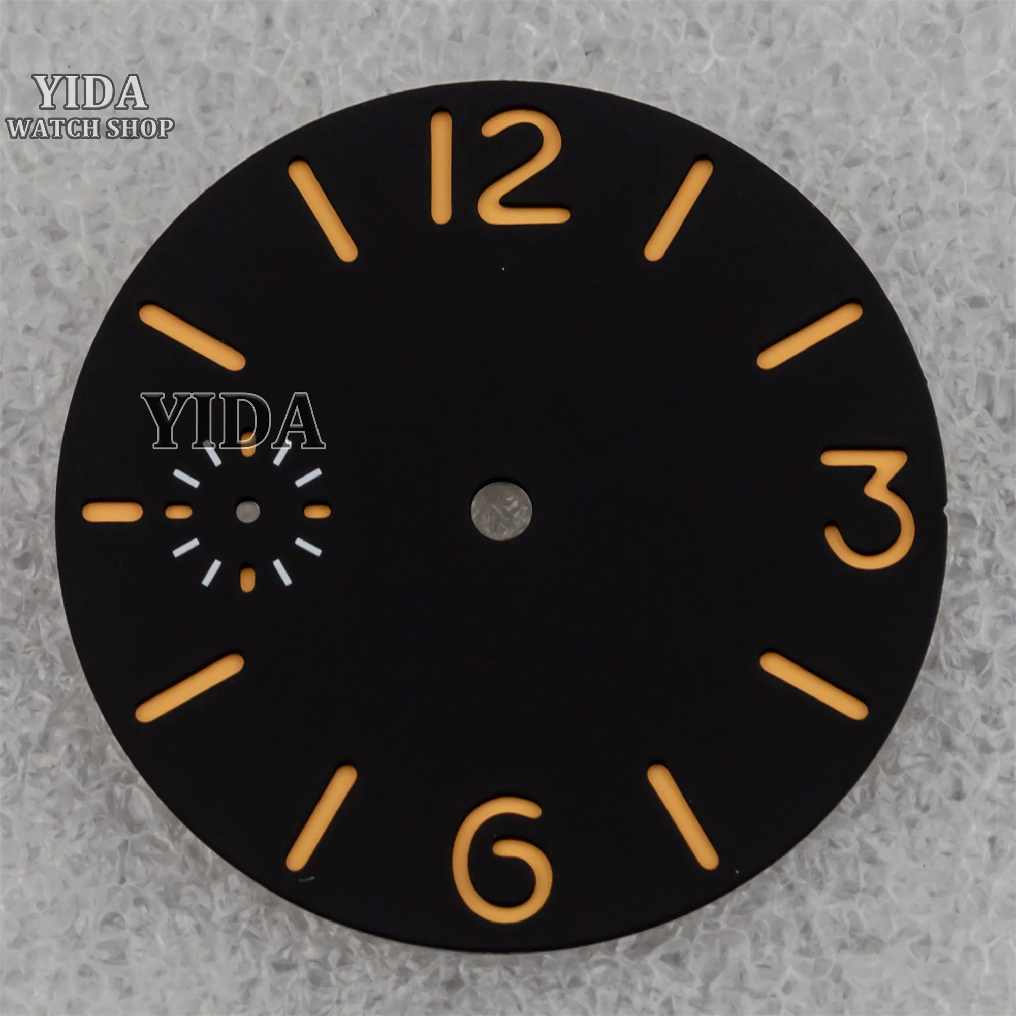 Модифицированный циферблат часов 36 мм, зеленый светящийся винтажный циферблат для серии ETA 6497/6498 ST3600 ST3620, механический механизм с ручным заводом