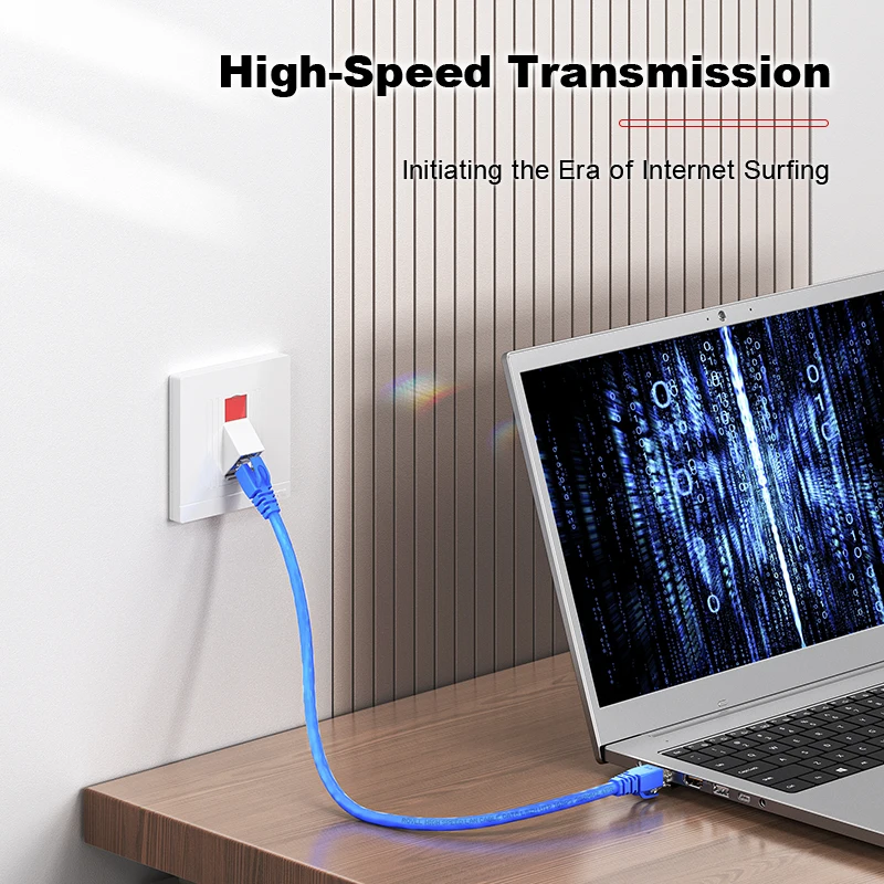 ROVLL 20/50/100PCS Cat5e RJ45 Connector Gold Plated Unshielded Modular Plug 8P8C Crystal Head Ethernet Network Cable Connector