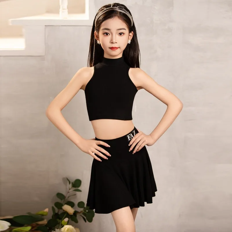 Sunner Latin Dance Costume Chic High-end Training Outfit Ballroom Practice Studio Daily Training Attire Stage Show Contest Wear view 6