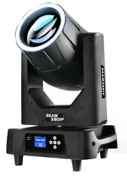 Stage 380W Waterproof Moving Head Outdoor Ip65 Sky Sharpy Beam Light With LED Ring