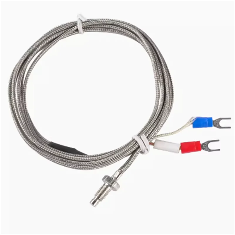 Edge Banding Machine Glue Pot Thermocouple Wire Sensor Temperature Control Probe TYPE K M6*1.25 M8*1.25 Woodworking WRNT-02