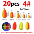 20 piezas Rojo YE 4