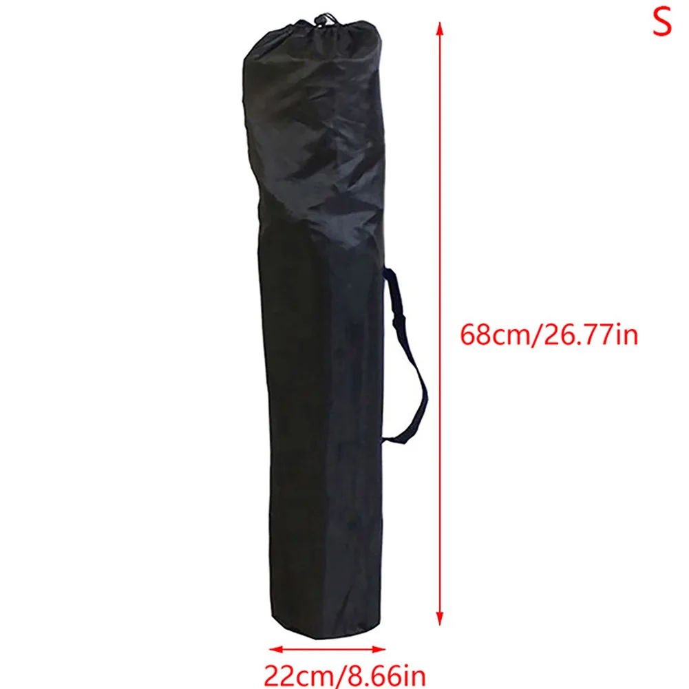 600D Oxford Drawstring Storage Bag For Folding Chairs Yoga Mats Tents Portable Outdoor Organizer Cylinder Case Black