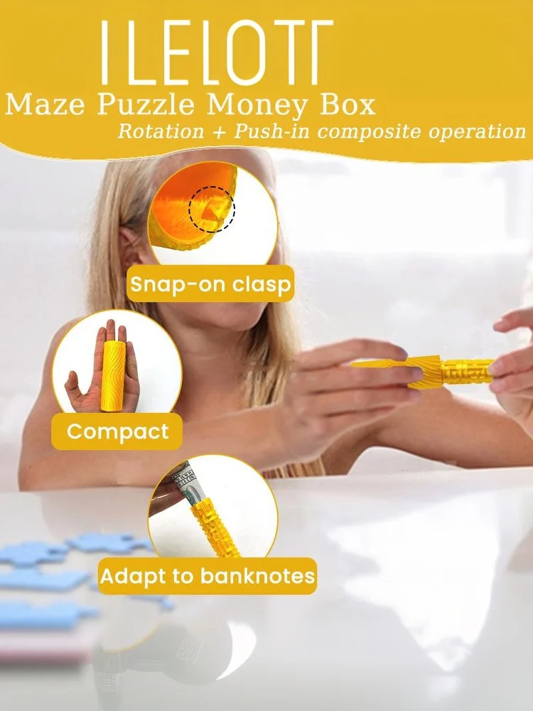 Salvadanaio puzzle personalizzato con labirinto per soldi_voghion.com