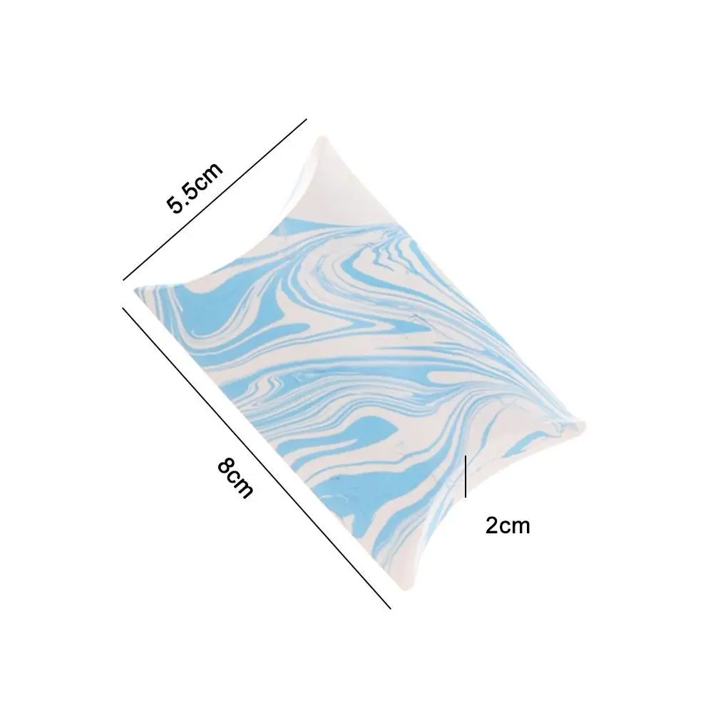 10pcs Mini Gift Box Paper Pillow Stock Packing Birthday Wedding Party Present Paper Box Leaf Tree Pattern Fashion Gift Box