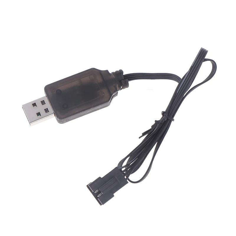 SM-4P 플러그 USB 충전기, 전기 젤 볼 블래스터 배터리 충전기, DE36W DE65 HM202 EC08 EC16 RC 자동차 M416 용, 7.4V, 1 개