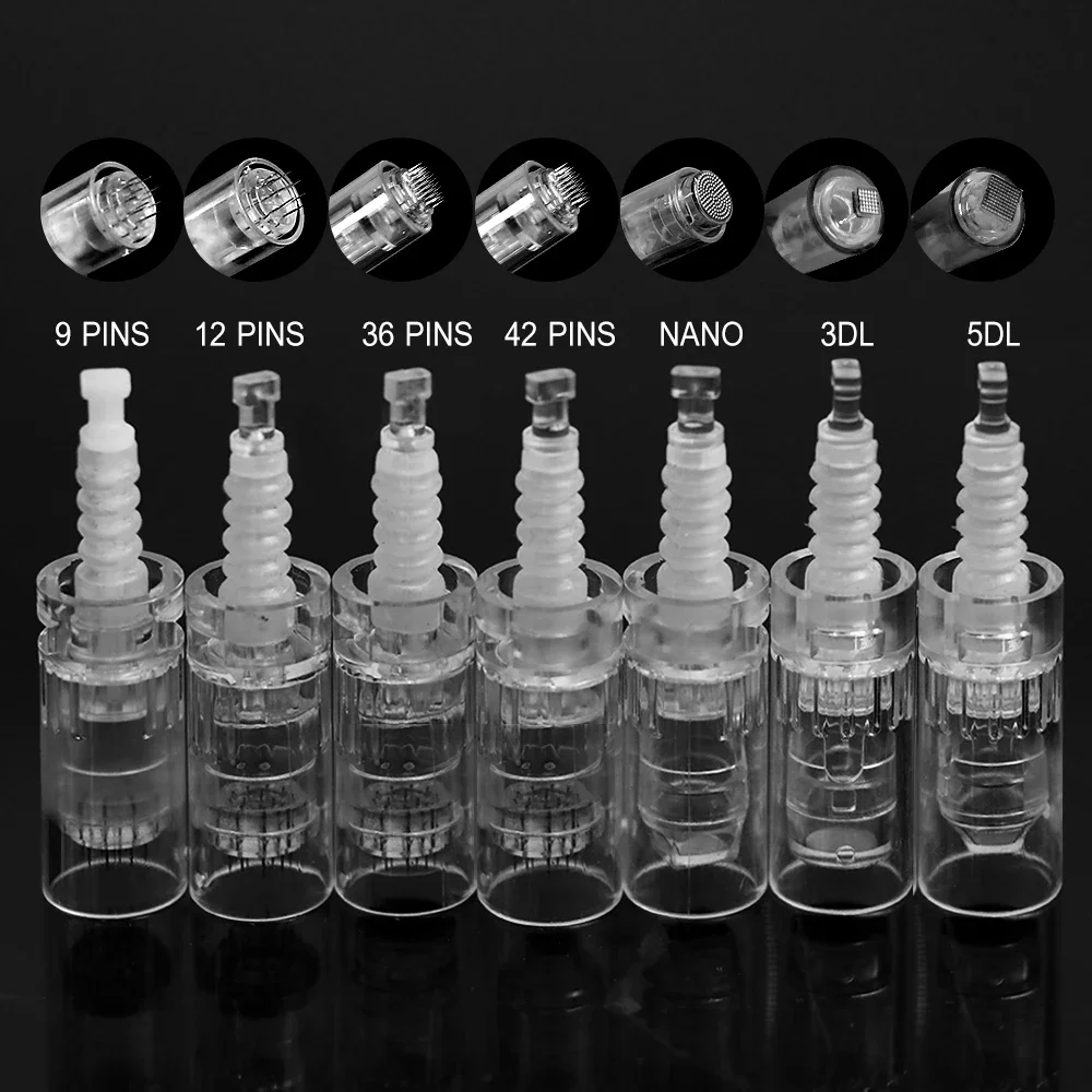 

10/50pcs Dr. Imp Pen Needle Cartridges Bayonet 9/12/36/42 Pin Nano Needle MTS Dermapen Heads Tattoo Microneedle Accessories
