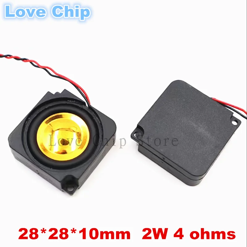 2pcs/lot 2828/2831/4040/4042/4545/4550 4 Ohm 3 Watt 4R 3W Full Range Cavity Sound Speaker HIFI Speaker Accessories