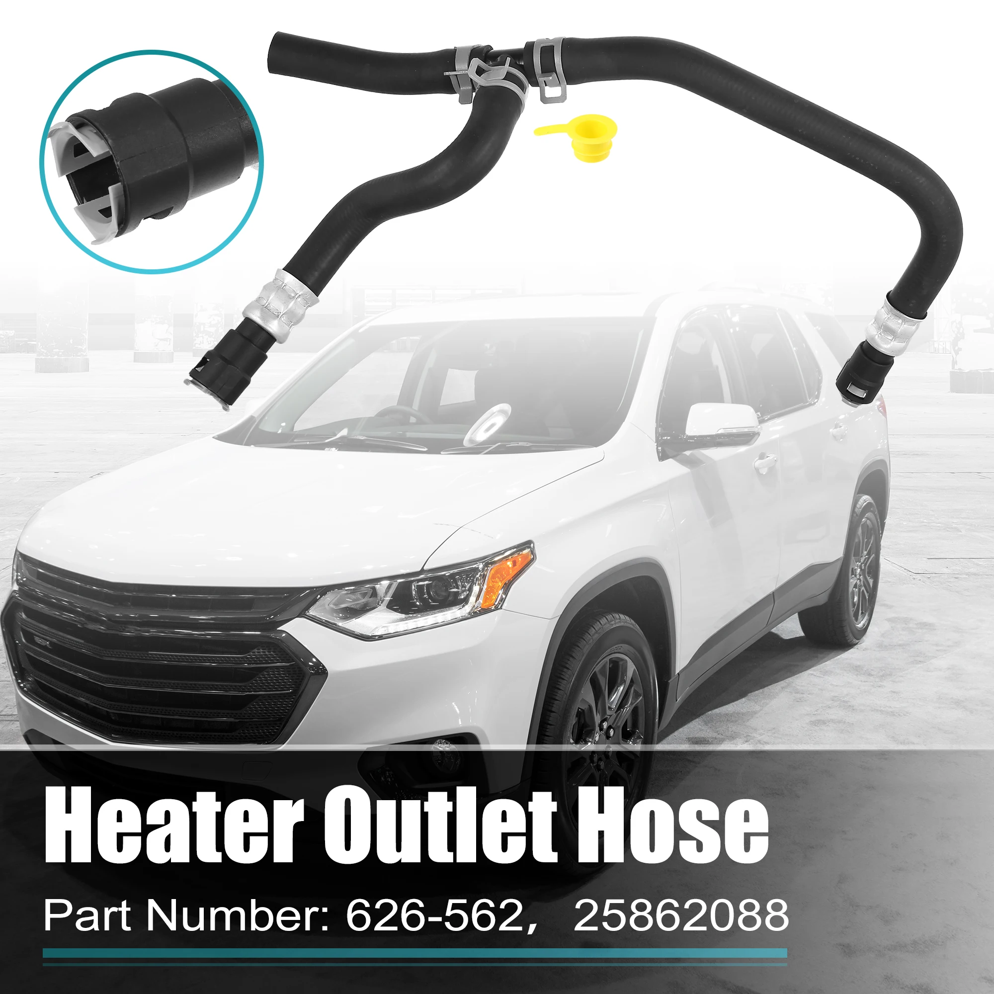 

Выпускной шланг автомобильного обогревателя UXCELL 25862088 для Chevrolet Traverse для GMC Acadia Enclave