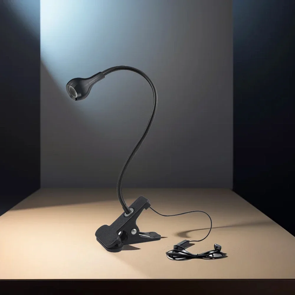 

Table Lamp USB Powered Desk Lamp With Clip 1W Bedroom Reading Book Night Light LED Flexible Bedside Table Eye Protection Light