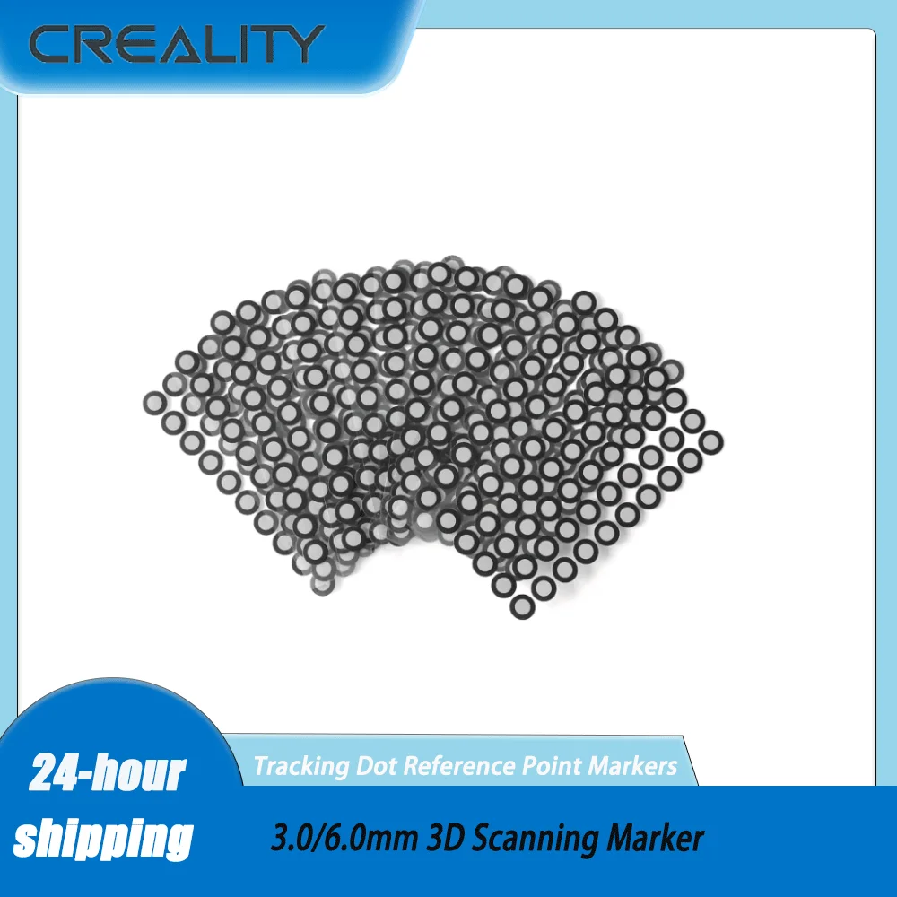 Creality 3.0/6.0mm 3D Scanning Marker for 3D Scanner, Tracking Dot Reference Point Markers, Diffuse Reflection Markers
