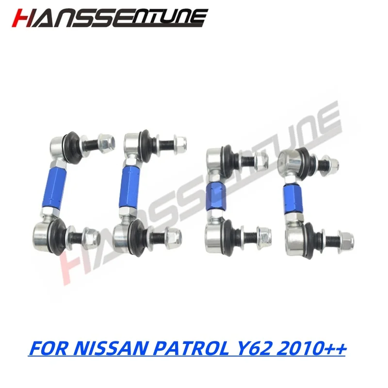 

Nissan Patrol Y62 2010-2022 4x4 Accessories Front Or Rear Adjustable Extended 2" Stabilizer End Link Kits