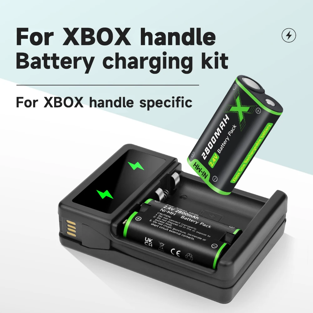 2600mAh Rechargeable Battery For Xbox Series for Xbox/X/S One S/X for XBOX ONE Controller Batteries With USB Battery Charger