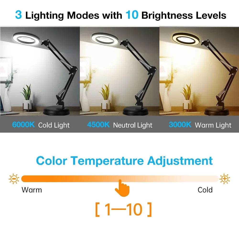 Precision Magnification Meets Flexible Lighting for Unmatched Clarity and Comfort.