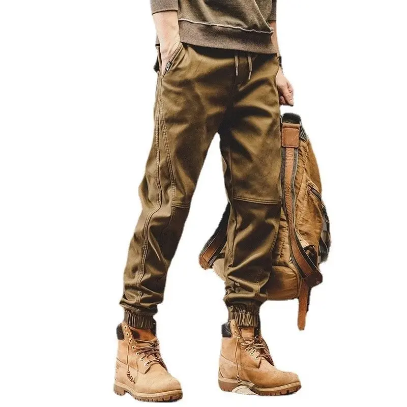 Pantalones de chándal tácticos de alta calidad para hombre, ropa de calle de Hip Hop, pantalones Cargo masculinos de gran tamaño