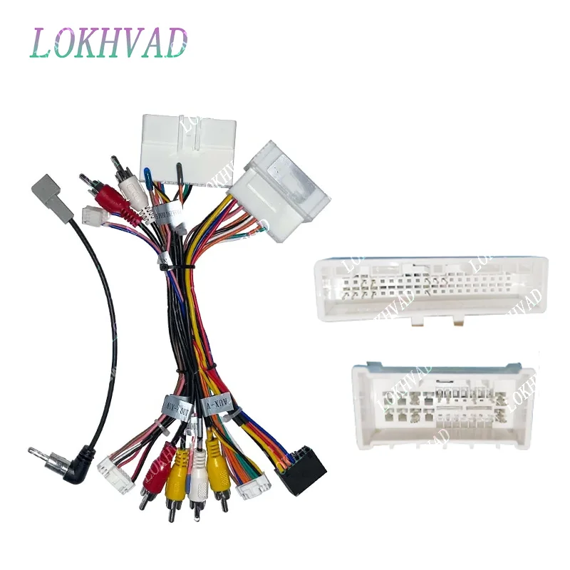 For HYUNDAI AZERA /KIA CADENZA K7 Android Car Radio Canbus Box Decoder Wiring Harness Adapter Power Cable